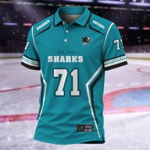 Limited Edition – Customized NHL San Jose Sharks Polo Shirt
