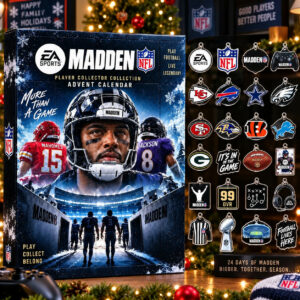EA Sports Madden NFL Football Team Christmas Advent Calendar Gifts For Fans