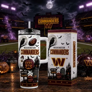 Limited Edition – Customized NFL Washington Commanders Halloween 40Oz Tumbler