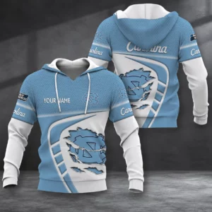 Limited Edition – Customized NCAA North Carolina Tar Heels T-Shirt, Polo Shirt, Zip Polo Shirt, Sweatshirt, Hoodie & Zip Hoodie