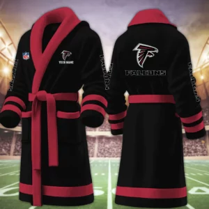 Limited Edition – Customized NFL Atlanta Falcons Multicolor Fleece Bathrobe