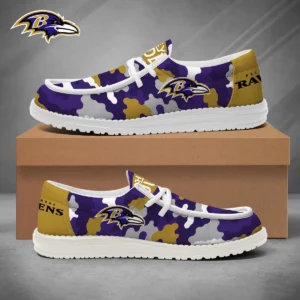 Limited Edition – Customized NFL Baltimore Ravens Loafer Shoes