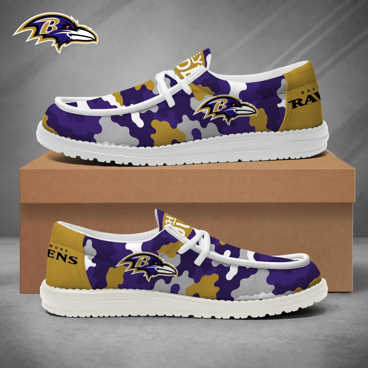 Limited Edition – Customized NFL Baltimore Ravens Loafer Shoes
