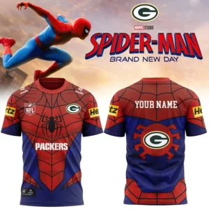 Limited Edition – Customized NFL Green Bay Packers x Spider Unisex T-Shirt