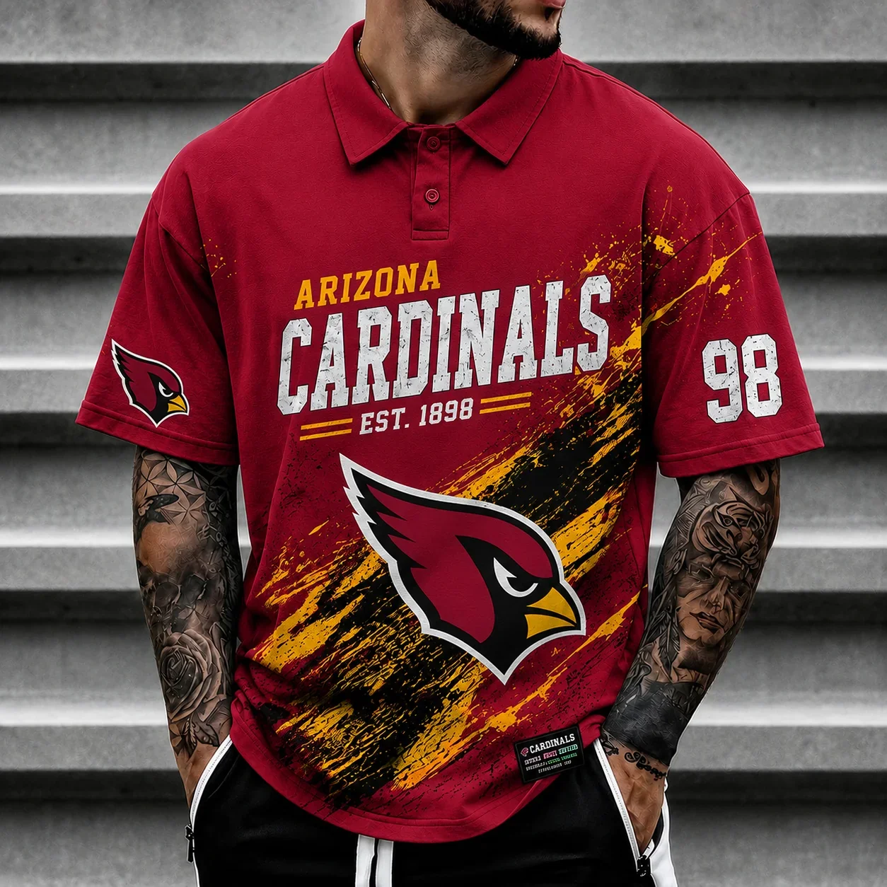 Limited Edition – Customized NFL Arizona Cardinals Polo Shirt