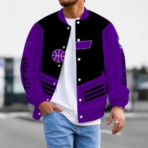Limited Edition – Customized NBA Utah Jazz Baseball Jacket, Satin Varsity Jacket