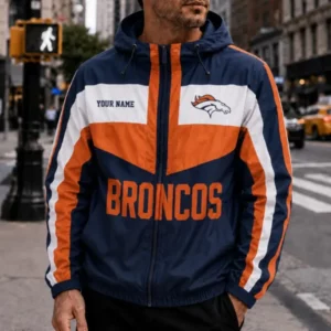 Limited Edition – Customized NFL Denver Broncos Windbreaker Jacket