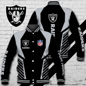 Limited Edition – Customized NFL Las Vegas Raiders Satin Varsity & Baseball Jacket