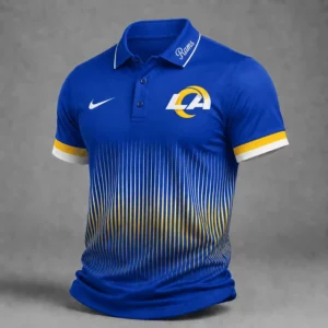 Limited Edition – Customized NFL Los Angeles Rams Polo Shirt