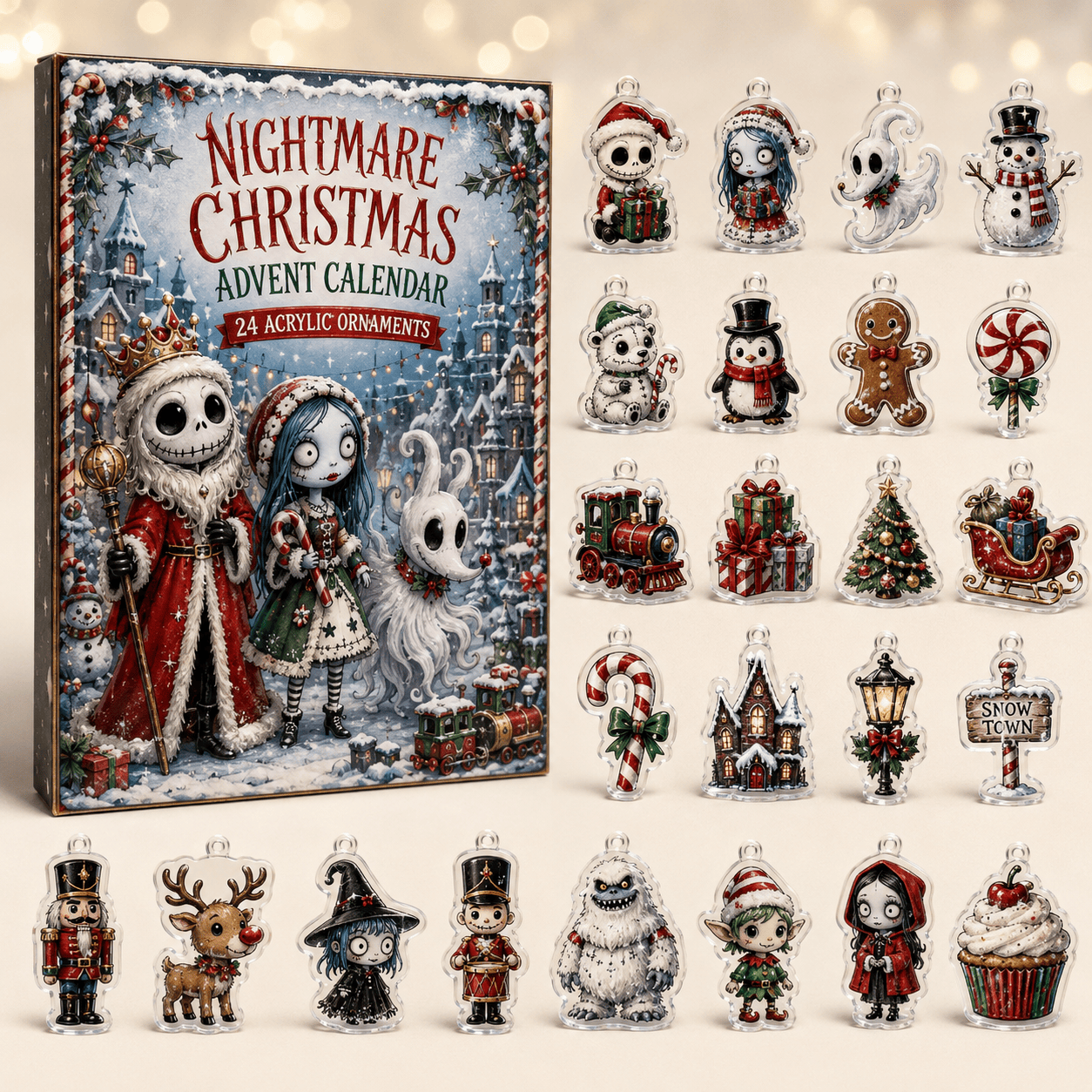 Nightmare Christmas Advent Calendar Xmas Advent Calendar Present For Brothers