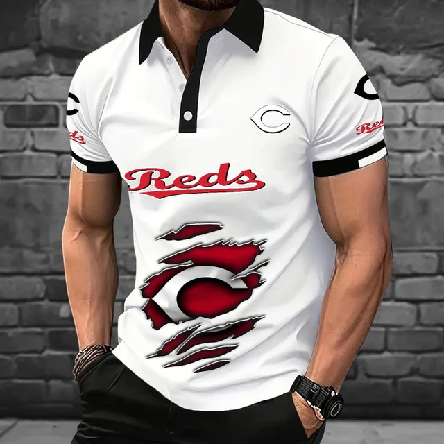 Limited Edition – Customized MLB Cincinnati Reds Polo Shirt