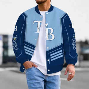 Limited Edition – Customized MLB Tampa Bay Rays Satin Varsity & Baseball Jacket