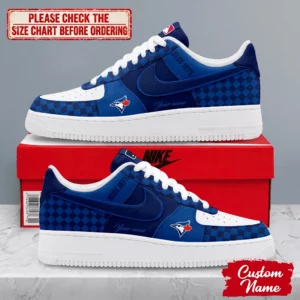 Limited Edition – Customized MLB Toronto Blue Jays Af1 Shoes
