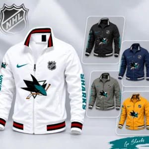 Limited Edition – Customized NHL San Jose Sharks Multicolor Men’s Casual Jacket