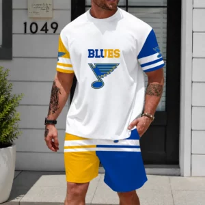 Limited Edition – Customized NHL St. Louis Blues Unisex T-Shirt & Shorts Set