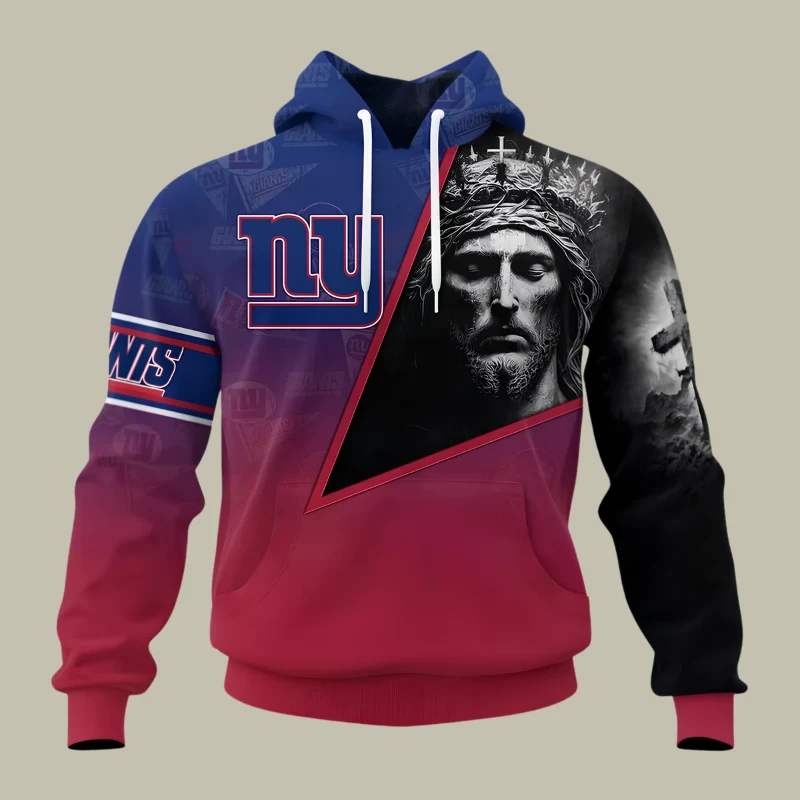 Limited Edition – Customized NFL New York Giants God’s Blessing T-Shirt, Hoodie & Zip Hoodie - Image 2