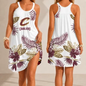 Limited Edition – Customized NBA Cleveland Cavaliers Camisole Dress