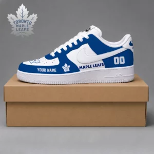 Limited Edition – Customized NHL Toronto Maple Leafs Af1 Shoes