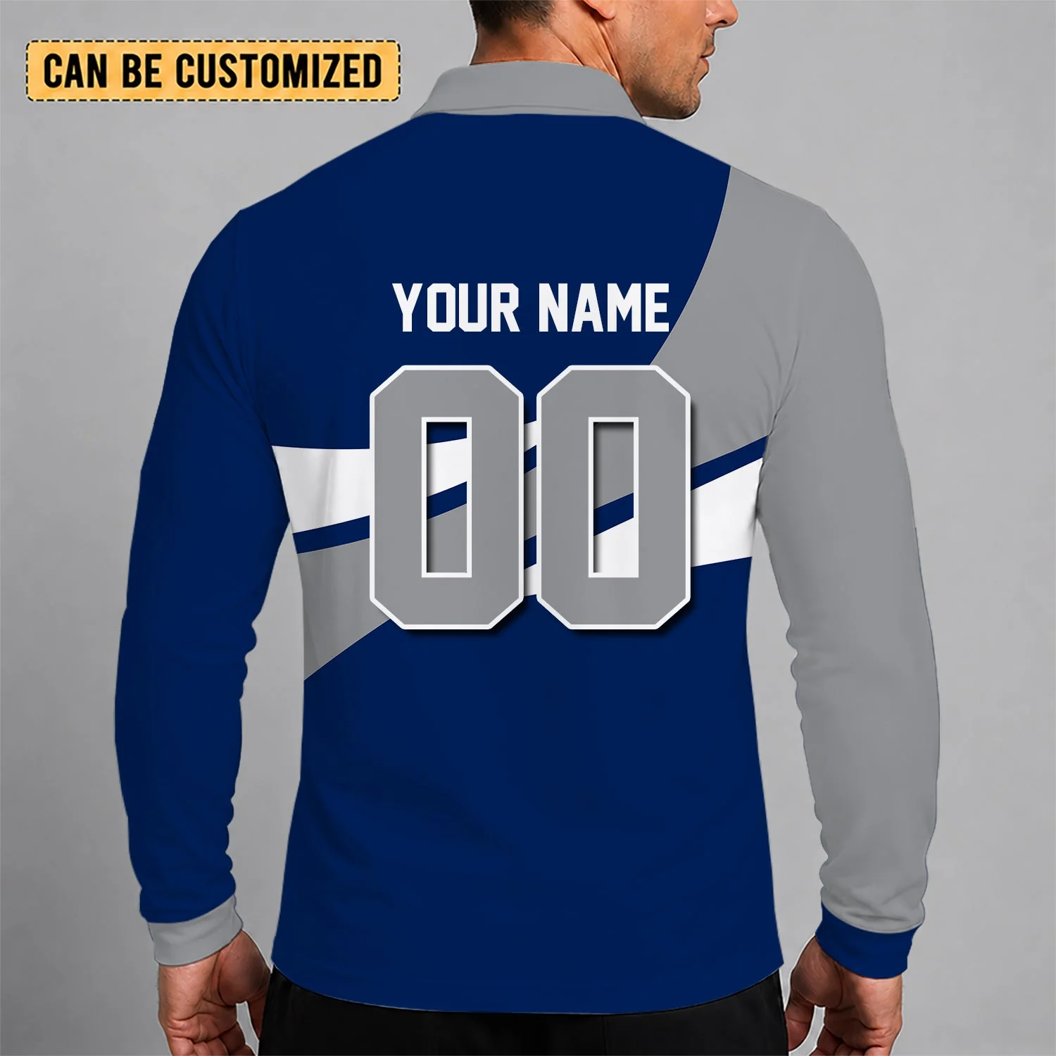 Limited Edition – Customized NHL Vancouver Canucks Men Long Sleeve Polo Shirt - Image 2