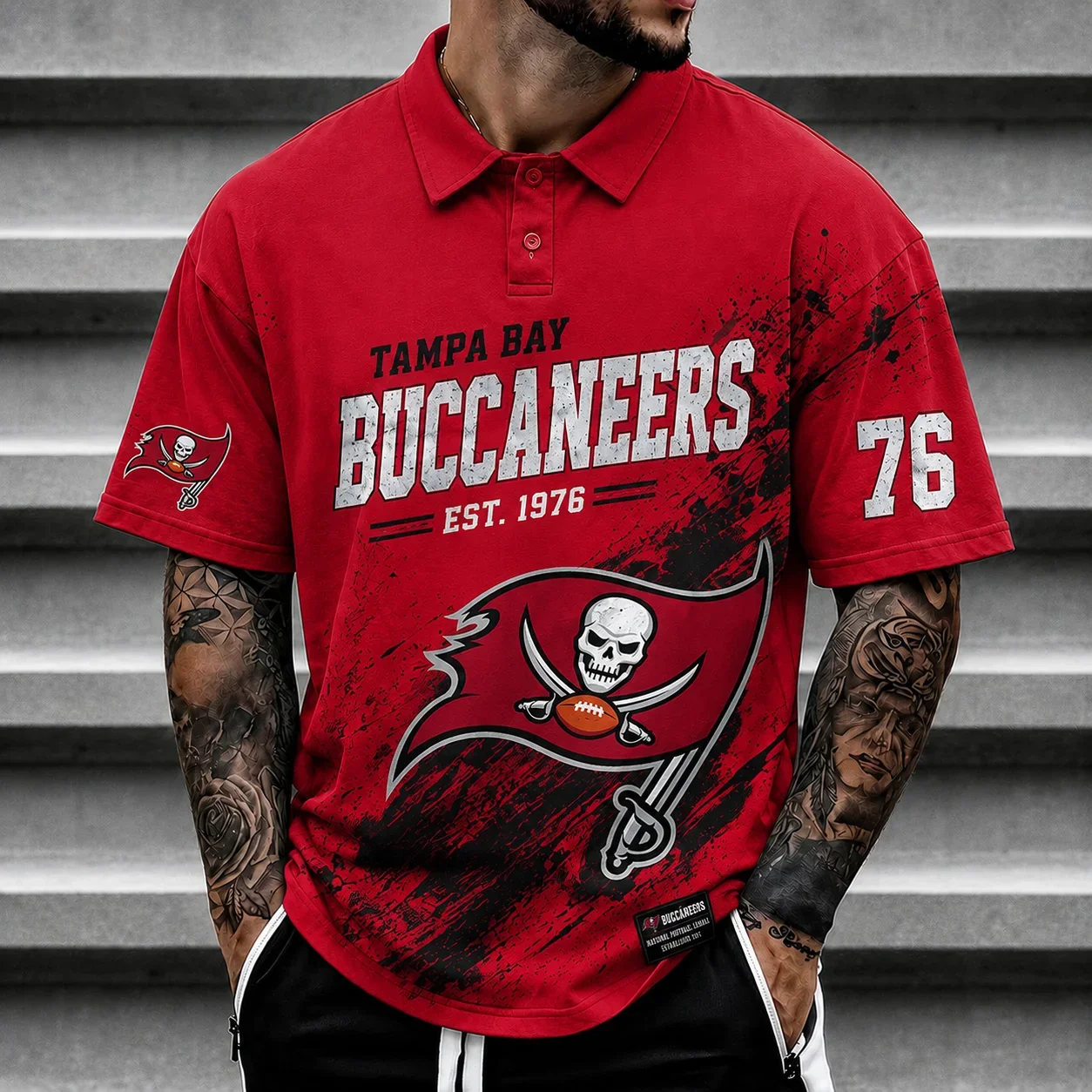 Limited Edition – Customized NFL Tampa Bay Buccaneers Polo Shirt