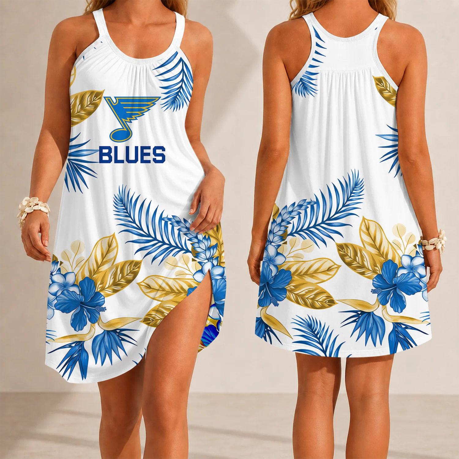 Limited Edition – Customized NHL St. Louis Blues Camisole Dress
