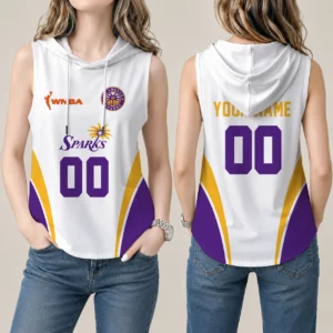 Limited Edition – Customized WNBA Los Angeles Sparks Women’s Sleeveless Hooded Pocket Tank Top