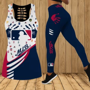 Limited Edition – Customized MLB All Teams Hollow Tank Top & Leggings Set