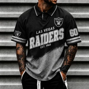 Limited Edition – Customized NFL Las Vegas Raiders Polo Shirt
