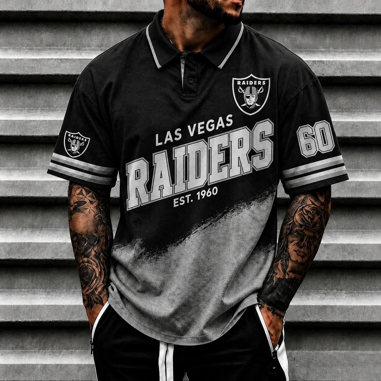 Limited Edition – Customized NFL Las Vegas Raiders Polo Shirt