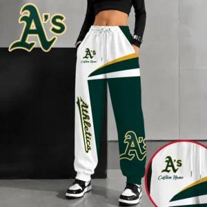 Limited Edition – Customized MLB Oakland Athletics Sweatpants