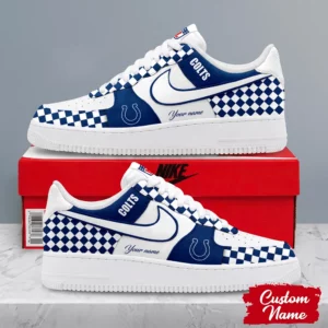 Limited Edition – Customized NFL Indianapolis Colts Af1 Shoes