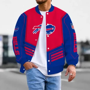 Limited Edition – Customized NFL Buffalo Bills Satin Varsity & Baseball Jacket