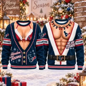 Limited Edition – Customized NFL Houston Texans Christmas Unisex Sweatshirt
