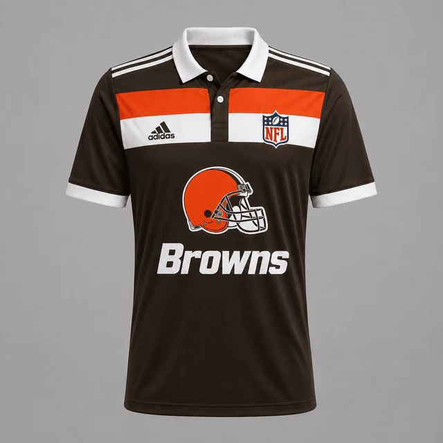 Limited Edition – Customized NFL Cleveland Browns Polo Shirt