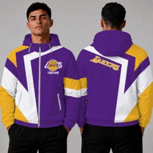 Limited Edition – Customized NBA Los Angeles Lakers Windbreaker Jacket