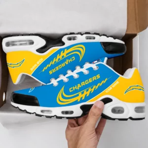 Limited Edition – Customized NFL Los Angeles Chargers Air Max Plus Sneakers
