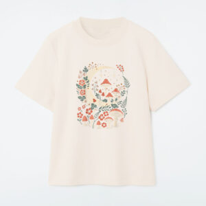 Cottagecore Mushroom Moon Flowers Aesthetic T-Shirt