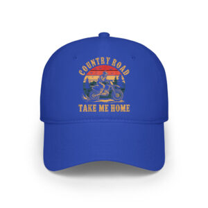 Country Road Take Me Home Dirt Bike Vintage Motocross Rider Cap