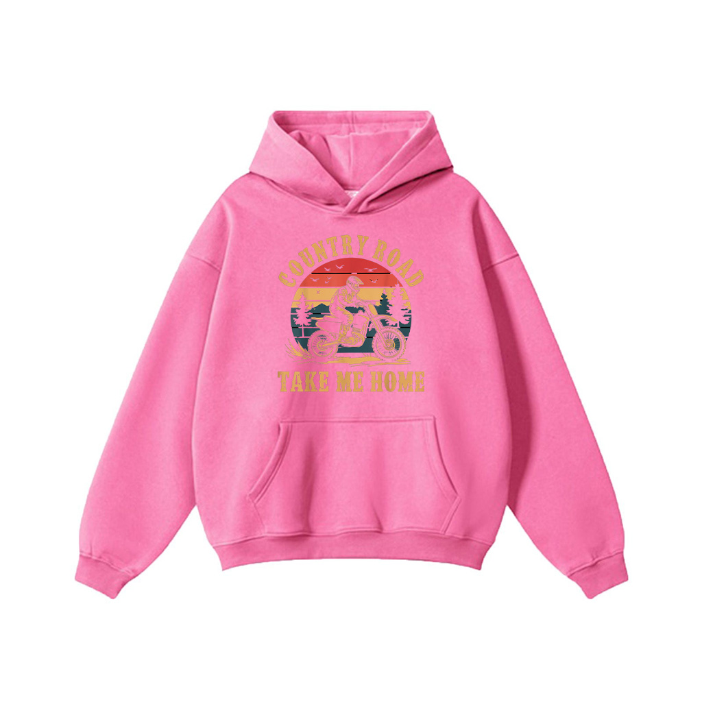 Country Road Take Me Home Dirt Bike Vintage Motocross Rider Hoodie - Image 6