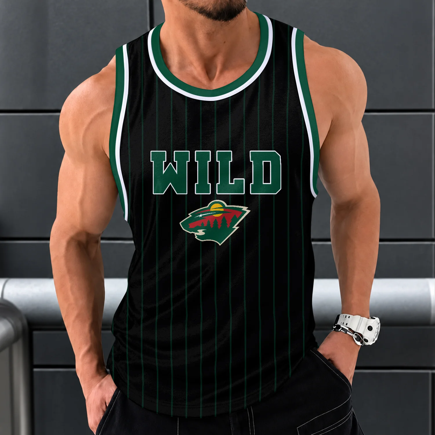 Limited Edition – Customized NHL Minnesota Wild Unisex Tank Top
