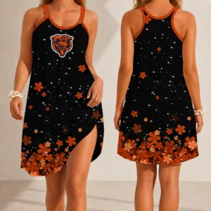 Limited Edition – Customized NFL Chicago Bears Camisole Dress