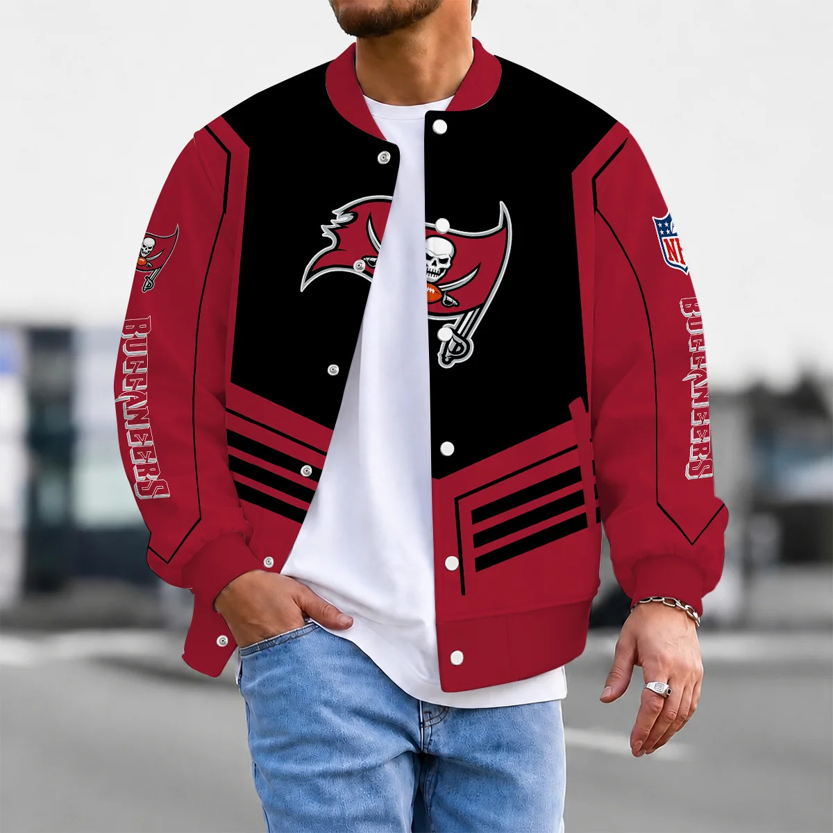 Limited Edition – Customized NFL Tampa Bay Buccaneers Satin Varsity & Baseball Jacket