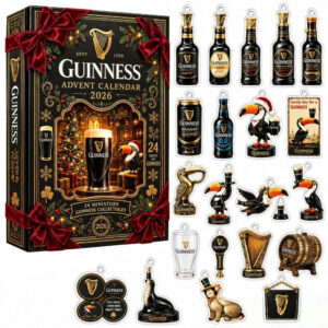 Guinness Advent Calendar 2026 24 Acrylic Ornaments Blind Box Gift Guinness Fans