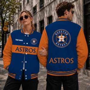 Limited Edition – Customized MLB Houston Astros Satin Varsity & Baseball Jacket