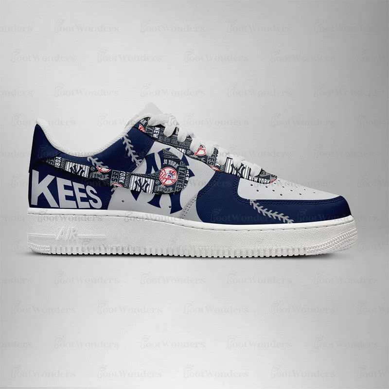 Limited Edition – Customized MLB New York Yankees Air force 1 Shoes - Image 2