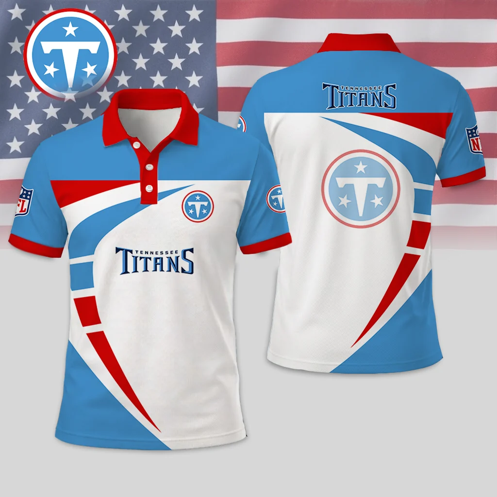 Limited Edition – Customized NFL Tennessee Titans Polo Shirt