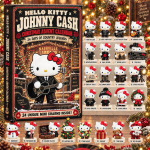 Hello Kitty x Johnny Cash 2026 Christmas Advent Calendar Johnny Cash Kitty Xmas Gift