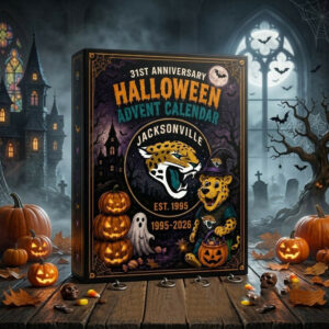 Jacksonville Jaguars 31th Anniversary Halloween Advent Calendar 2026 24 Days Christmas Countdown Gift
