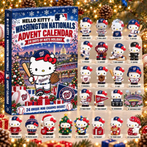 Hello Kitty x Washington Nationals 2026 MLB Advent Calendar Washington Nationals Baseball Gifts