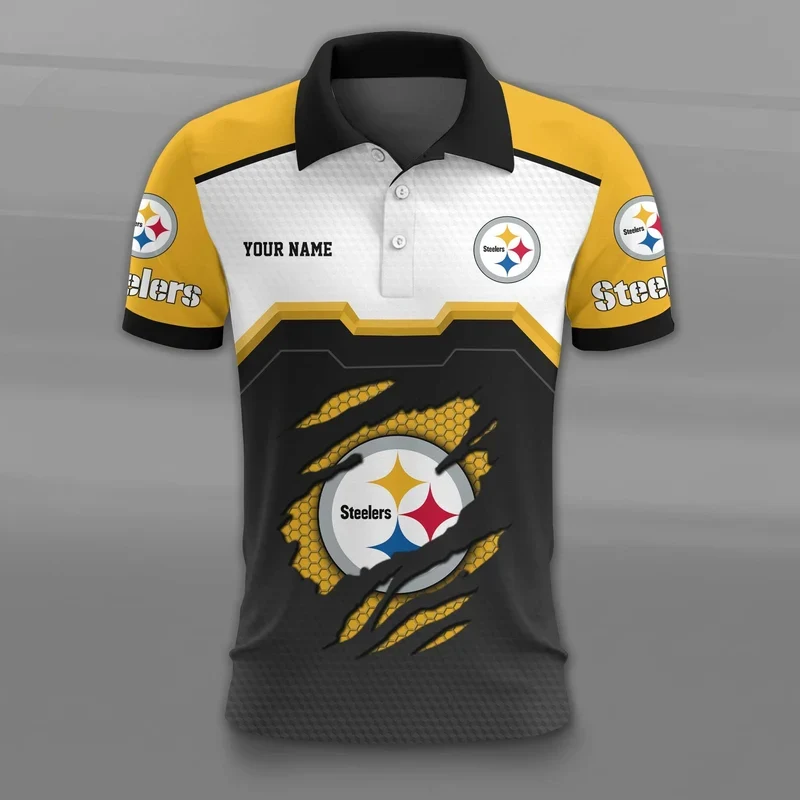 Limited Edition – Customized NFL Pittsburgh Steelers Polo Shirt